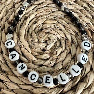 Taylor Swift Cancelled Beaded Bracelet
